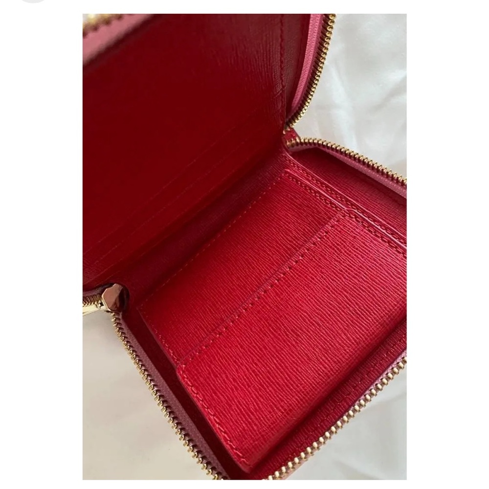 NWT Furla x Hello Kitty Embossed Leather Zip Wallet, Limited Edition/ Rare - Picture 5 of 5